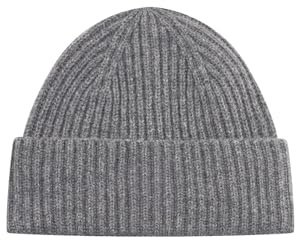 CODELLO Premium Mütze aus Woll-Kaschmir-Mischung Farbe grau