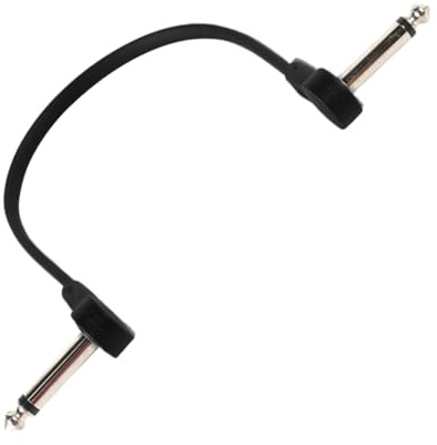 Gitarren-Patchkabel,6,35mm Audio Klinkenkabel Aus Sauerstofffreiem Kupfer - Rechter Winkel Sauerstofffrei Kupfer Gitarre Pedal Kabel | für Verstärker und Mischpult