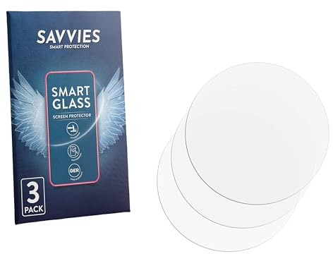 Savvies 3 Stück Panzer Schutz Glas für Retoo Bike Computer 9H Schutzfolie HD Klar, Blasenfrei, Anti-Fingerabdruck, Stoßfest, Displayschutz