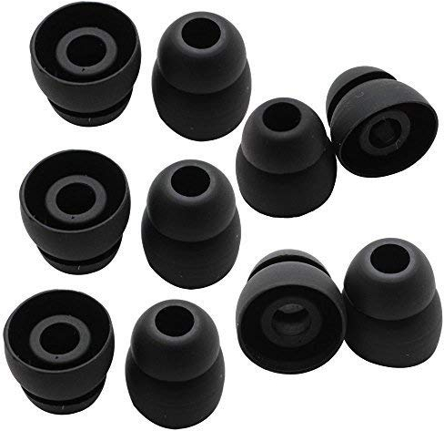 8 alitutumao Ersatz in-Ear Silikon Ohrstöpsel Ohr Buds mit Eva Hard Case Tragetasche für Powerbeats 2 powerbeats2 Powerbeats 3 Wireless Beats by Dr DRE Kopfhörer Gelb