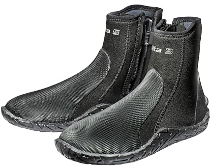 SCUBAPRO Delta 5.0 Bootie - Taucherfüßling mit Stabiler Außensohle, Größe:L