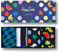 Happy Socks Herrensocken, Geschenkset, Marineblau, 4 Stück