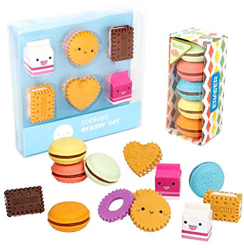 Mini Radiergummi 22 Pcs Schreibwaren Radiergummi für Bleistifte und Buntstifte Studenten Schule Geburtstag Party Festival Geschenk