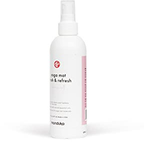 Manduka Unisex-Erwachsene Yoga Natural Mat Wash and Refresh, Zitronengras, 237 ml, Gelb (Lemongrass), 8 FL Oz (Pack of 1)
