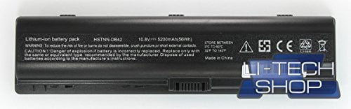 LI-TECH Batería compatible 5200 mAh para HP Pavillion DV6699EZ Ordenador Pila Nueva 5,2 Ah