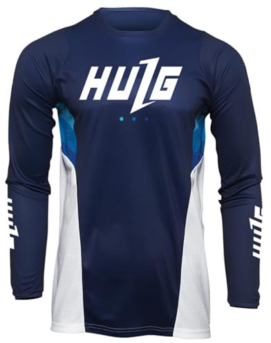 Herren-Radtrikots, T-Shirt,Fahhradtrikot MTB Rennrad Trikot,Motocross-Jersey Langarm | MX Enduro | Atmungsaktiv | (Style-02,M)