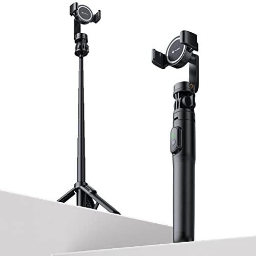 [ 2025 Ganz Neues Entwurf ] andobil Magnet Selfie Stick Stativ für MagSafe,Extendable Handy Stativ für Smartphone mit Bluetooth-Fernauslöser Selfiestick MagSafe Zubehör für iPhone 16 15 14 13 Pro Max