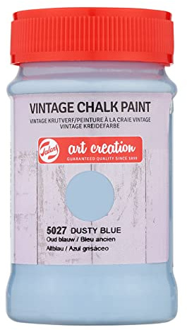 Talens Art Creation Vintage Chalk Paint - 100 ml Dusty Blue 5027 - Matte Finish for Wood - Interior Use