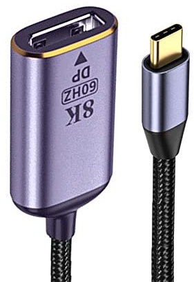 NFHK USB4 USB-C Type-C Source to Displayport DP Female Cable Display 8K 60HZ UHD 4K Monitor Displays