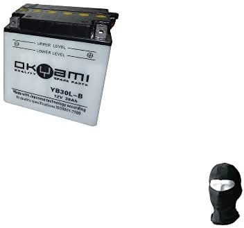 COMPATIBILE CON POLARIS Sportsman Mv 700 dal 2005 al 2006 BATTERIA GIA' PRONTA ALL'USO YB30L-B OKYAMI MOTO COMPLETA BATTERIE ATTIVA 30 AH AMP. 12 VOLT 168X132X176 MM