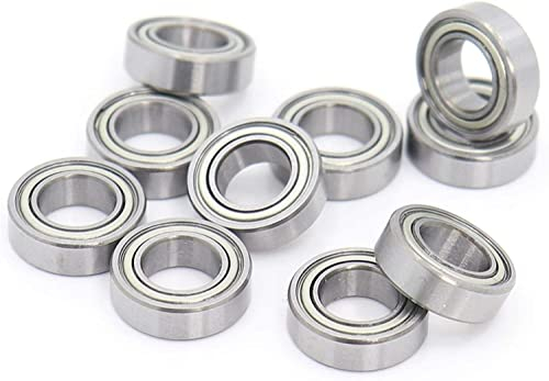 MR137ZZ 52100 Chromstahl-Kugellager 7 x 13 x 4 mm, ABEC-1, 50 Stück Miniatur-Kugellager L1370ZZ