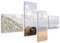 islandburner Bild auf Leinwand Bison Grand Teton Berge Bilder Wandbilder Poster INOA-4LP