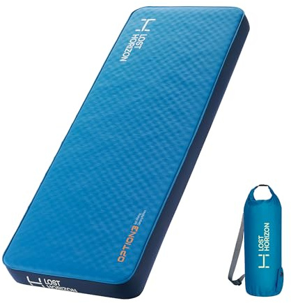 Lost Horizon Option3 Self-Inflating Foam Camping Mattress, Cot, 4.5