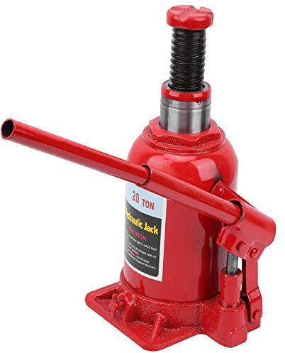 20T Car Jack Hydraulic Durable Thick Steel Plate Hydraulic Bottle Jacks for Automotive Construction Industrial Agricultural, Non-Slip Base, 215-420mm Stroke
