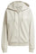 adidas Damen Essentials LINEAR Full Zip French Terry Hoodie, Wonder Alumina/White, S