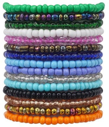 DYLYMX 15 Stück Toylor Freundschaftsarmbänder Set, Inspirierte Musik Armbänder Konzert Süße Armbänder Bunte Bohème Armbänder für Musik Fans (A)