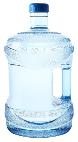 Distributore di acqua in bottiglia, distributore di galloni d'acqua da 5 litri con manico, contenitore per bottiglia d'acqua riutilizzabile, brocca d'acqua sigillata, distributore di acqua gallone po