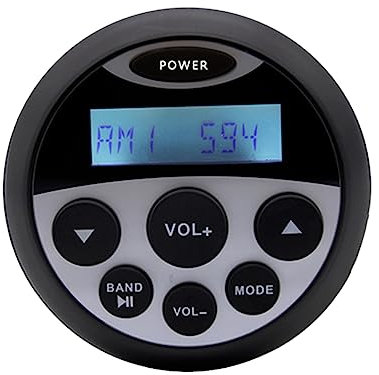 Sefdrert Radio Bluetooth stéréo étanche pour bateau radio radio FM AM récepteur FM AM pour yacht, bateau, spa, piscines, chariots de golf UTV