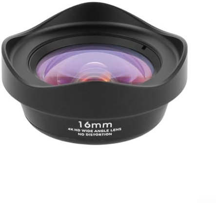 Objectif grand angle de 16 mm pour smartphones pour capturer de superbes paysages et photos de groupe en 4K HD