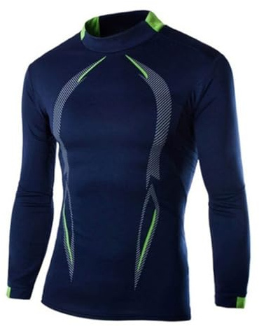 Langarmshirt Herren Kompressionsshirt Fitness Shirt Langarm Fahrrad Tshirt Sport Funktionsshirt Schnelltrocknend Laufshirt Leichte Compression Shirt Große Größen Oberteile Longsleeve Gym Muskelshirt