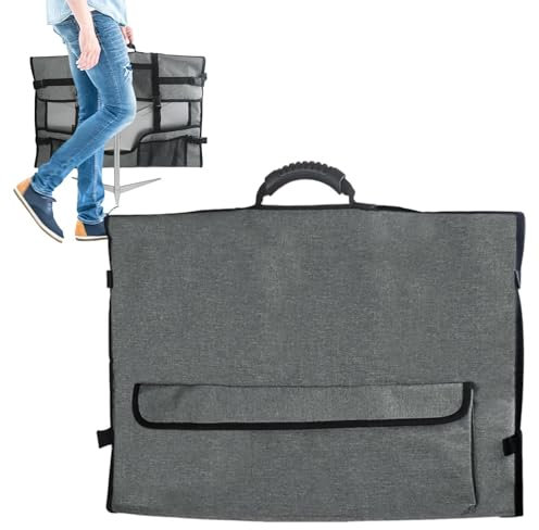 Funda protectora para monitor con varios bolsillos para monitores de 27 pulgadas y accesorios