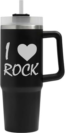 I Love Rock Music Big Tumbler, I Love Rock Music, tazza isolata, tazza grande