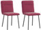 Iiaky Esszimmerstühle 2 STK. EsszimmermöBel Esszimmerstuhl Dining Chair Esszimmer StüHle EsszimmerstüHlen Weinrot Samt // 4101214