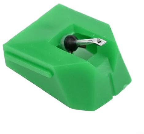 VMN95E Aguja Tocadiscos Aguja Punta Diamante Reemplazo para Audio Technica AT-LP120X Disco de vinilo Tocadiscos para cartuchos de la serie VM95 (verde)
