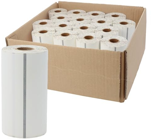 Labelident Thermoetiketten 102 x 51 mm, 16 Rollen à 300 Etiketten, wasserfeste Thermodirekt-Folienetiketten auf 19 mm Kern für mobile Drucker