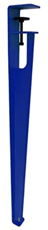 GNYVZXPLQ Metal Table Leg Frame, Adjustable F Shape Clamp On Table Legs Metal Iron No Drill for Desk DIY Pack of 1 2 or 4 Multicolor(Blue,1pcs)