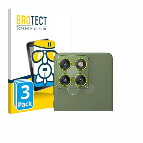 BROTECT Schutzglas für Motorola Edge 70 | (NUR Kameraschutz) 3 Stück Transparenter Displayschutz Made in Germany Schutzfolie Panzer Folie Glas 9H Clear
