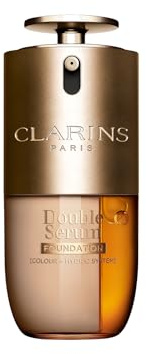 Clarins NEUES DOUBLE SERUM FOUNDATION | Jugendlicher Glanz | Satin-Finish