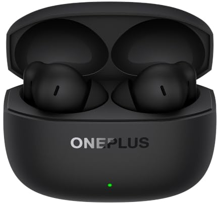 OnePlus Nord Buds 4 Pro Cuffie Wireless Bluetooth, TWS con Driver Dinamico da 12mm, Audio ad Alta Risoluzione LHDC 5.0, Bluetooth 6.0, 54 Ore di Autonomia, IP55 Resistenza all'Acqua, Raven Black