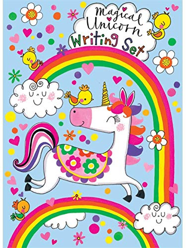 Rachel Ellen Unicorn Writing Set, Multicolor, 160mm x 220mm, AMZ-SNL_UK_29117