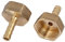 sourcing map 4 Stücke Schlauchkupplung 1/2BSP Innengewinde 6mm Schlauchtülle Messing Fitting