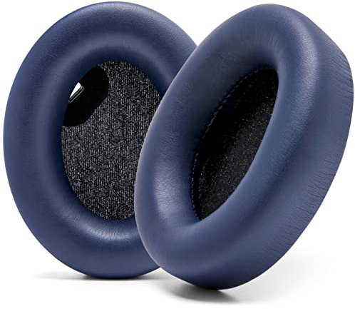 WC Wicked Cushions Extra Thick Earpads for Sony WH1000XM4 Headphones - Soft PU Leather Cushions, Luxurious Noise Isolating Memory Foam, Added Thickness Without Disabling On/Off Sensor | Blue