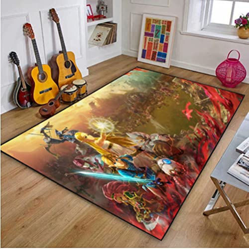 Zelda Legend Teppich – Cartoon-Teppich – Home Decor Bodenmatte für Kinderzimmer 140x200cm