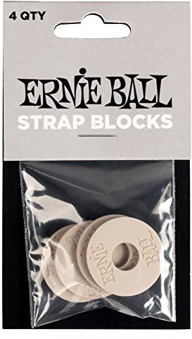 Ernie Ball Strap Blocks - Bloqueos de correa - Gris