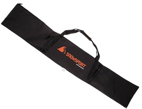 SNOWSPORT.PL Längdskidåkning nordisk skidväska skidväska justerbar längd: 150–210 cm (59–82,7 tum) för längdskidor med stavar robust material stark hållbar dragkedja