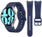 Kamita Ersatzarmbänder Kompatibel mit Samsung Galaxy Watch 7 6 5 4, 20mm Weiches Silikonband für Galaxy Watch 6 Classic/Watch FE 2024, Wasserdichte Sportarmband Uhrenarmband für Damen Herren (Blau)