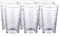 GRÄWE 6er Set Longdrinkgläser, Wasserglas 200ml, Spülmaschinengeeignet, Trinkgläser gemustert, Gläser für Cocktails