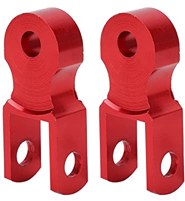 2 Stück Stoßdämpfer Riser, M10 Motorrad Lenker Riser, Hinterrad Stoßdämpfer Höhenverlängerungs Erhöhung, Stoßdämpfer Höhenverlängerung Erhöhung Adapter Höhe Verlängerung Extender Riser für Motorräder