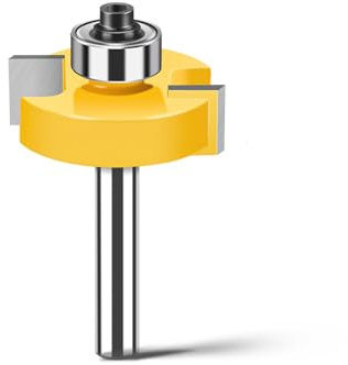 WOBLLMX Fraise à rainurer à disque de 8 mm, longueur 5 mm, 2 dents, lame en métal dur, durable et tranchante pour outil de travail du bois