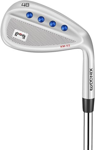 Forged Golf Wedge Set for Men or Individual 48/50/52/54/56/58/60 Degree Gap Wedge Sand Wedge for Men Right Hand,Milled Face for More Spin (Steel, Silver, 54 Degrees, Stiff, Right)