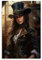 LASOQUAN Poster mit Steampunk-Mädchen-Motiv, dekoratives Gemälde, Leinwand, Wandposter und Kunstdruck, modernes Familienschlafzimmer-Dekor-Poster, 30 x 45 cm