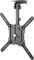goobay Soporte de Techo para televisores de 23 a 55 Pulgadas (58-140 cm), Soporte de TV, máx. 20 kg, Giratorio hacia un Lado, ángulo de Techo Ajustable, con función de abatimiento y Bloqueo, 70824