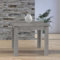Yellow shop - Tavolo quadrato allungabile a libro per cucina, sala pranzo, soggiorno, cm 80x80, 90x90, 100x100 RODI grigio effetto cemento opaco, Made in Italy (80 x 80)