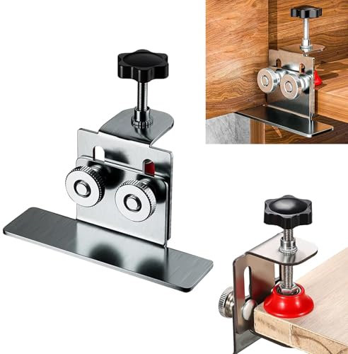 Schranktür Montage Positionierer, Einstellbare Längenregulierung Schranktür Cabinet Alignment Jig Tool, Schnellmontagevorrichtung Werkzeug für Schränke, Kleiderschränke, Möbel, Kücheneinrichtungen