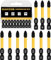 DAKCOS PZ2 Bit largo, Torx Bit PZ2, surtido de puntas de S2, punta de atornillado 1/4 vástago hexagonal (longitud 50 mm, 10 piezas)