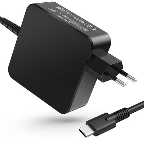 65W USB C Netzteil Ladegerät für Asus, Huawei Matebook, Lenovo Thinkpad, MacBook Pro/Air, HP Spectre, Chromebook, Xiaomi Air Acer